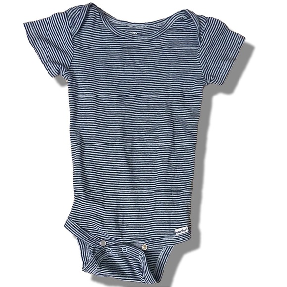 GERBER 6 Pack BUNDLE short sleeve onesies for 12M Baby Boy Woodland Creatures - Picture 3 of 9